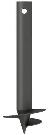 Винтовая свая толстостенная - СВС (т) 114/300(6)-3000